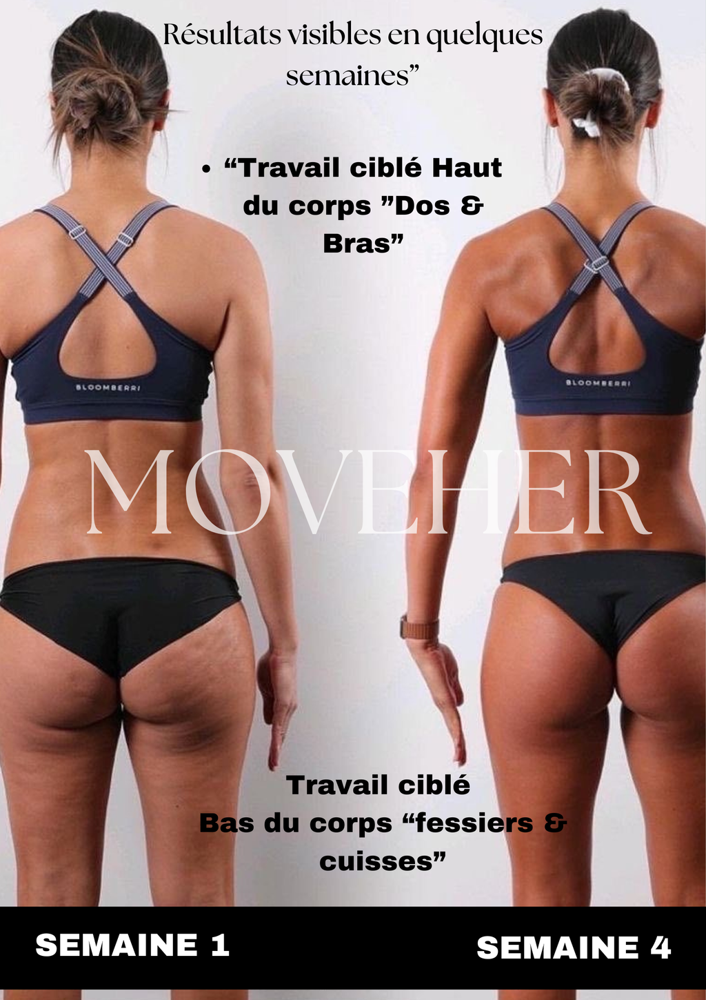 Pack MoveHer™ – Bandes de Résistance en Tissu PREMIUM + eBook OFFERT Programme Fitness Femme (4 semaines)