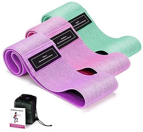 Pack MoveHer™ – Bandes de Résistance en Tissu PREMIUM + eBook OFFERT Programme Fitness Femme (4 semaines)