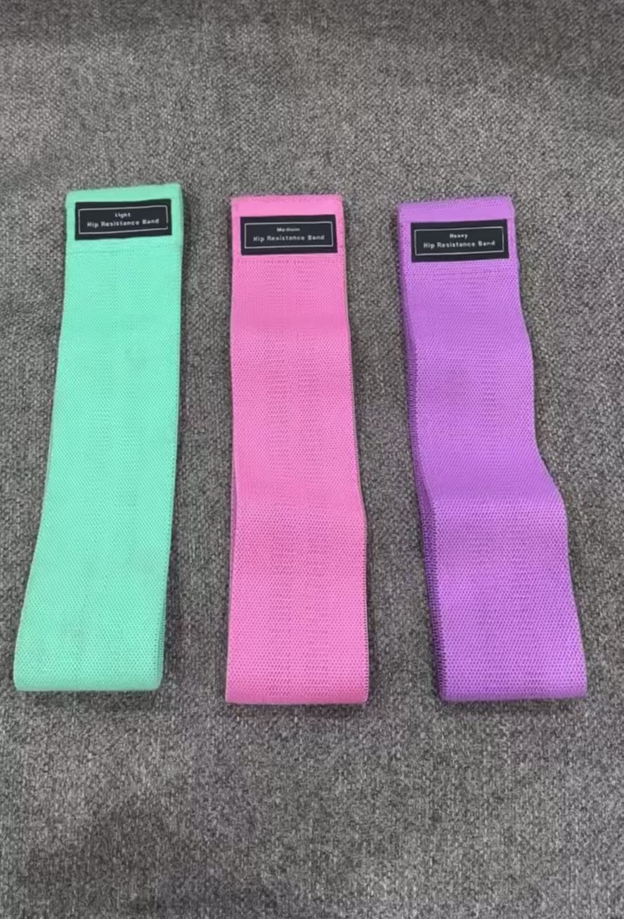 Pack MoveHer™ – Bandes de Résistance en Tissu PREMIUM + eBook OFFERT Programme Fitness Femme (4 semaines)